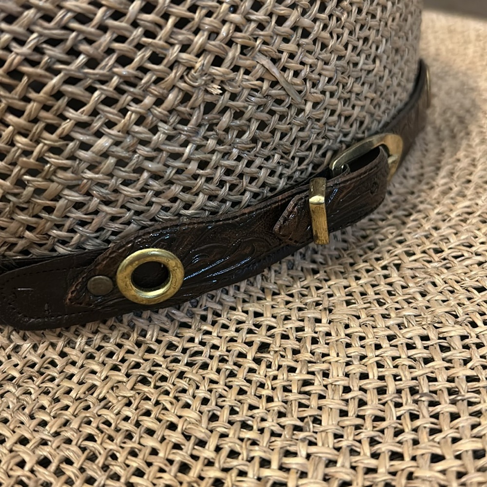 Vintage P label straw panama hat very good condition - Picture 2 of 13